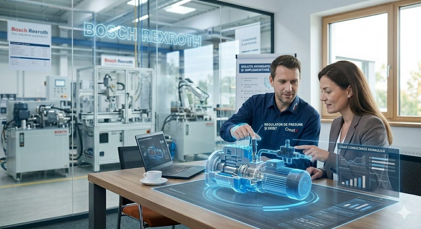Consultanță pentru automatizări industriale și sisteme Bosch Rexroth