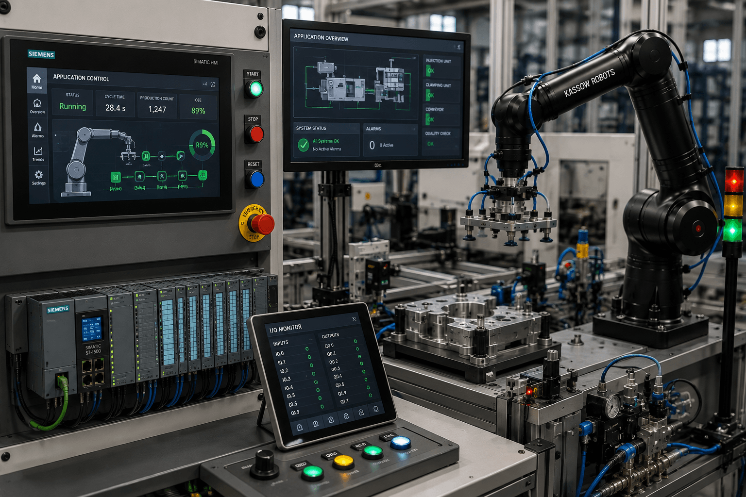 Control și automatizare pentru aplicații cu roboți Kassow