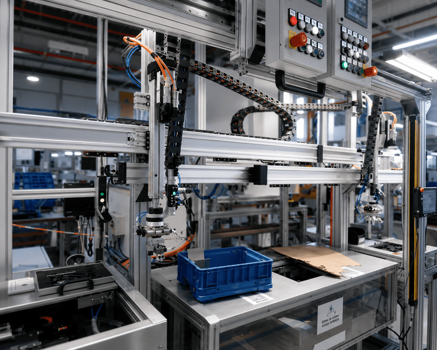 Linie de producție automatizată Bosch Rexroth