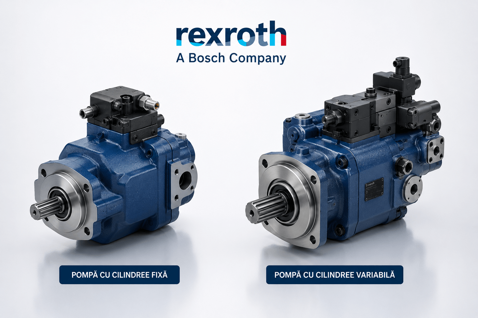 Pompe și motoare hidraulice Bosch Rexroth pentru aplicații industriale