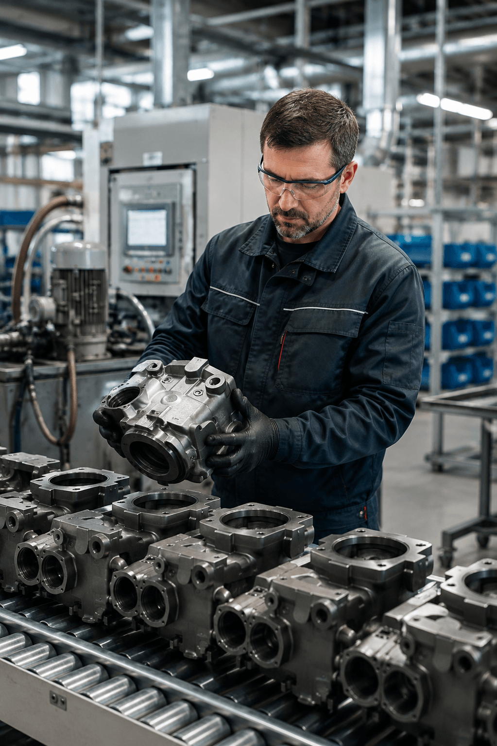 Reparații cilindri hidraulici industriali - diagnoză și service CreatX
