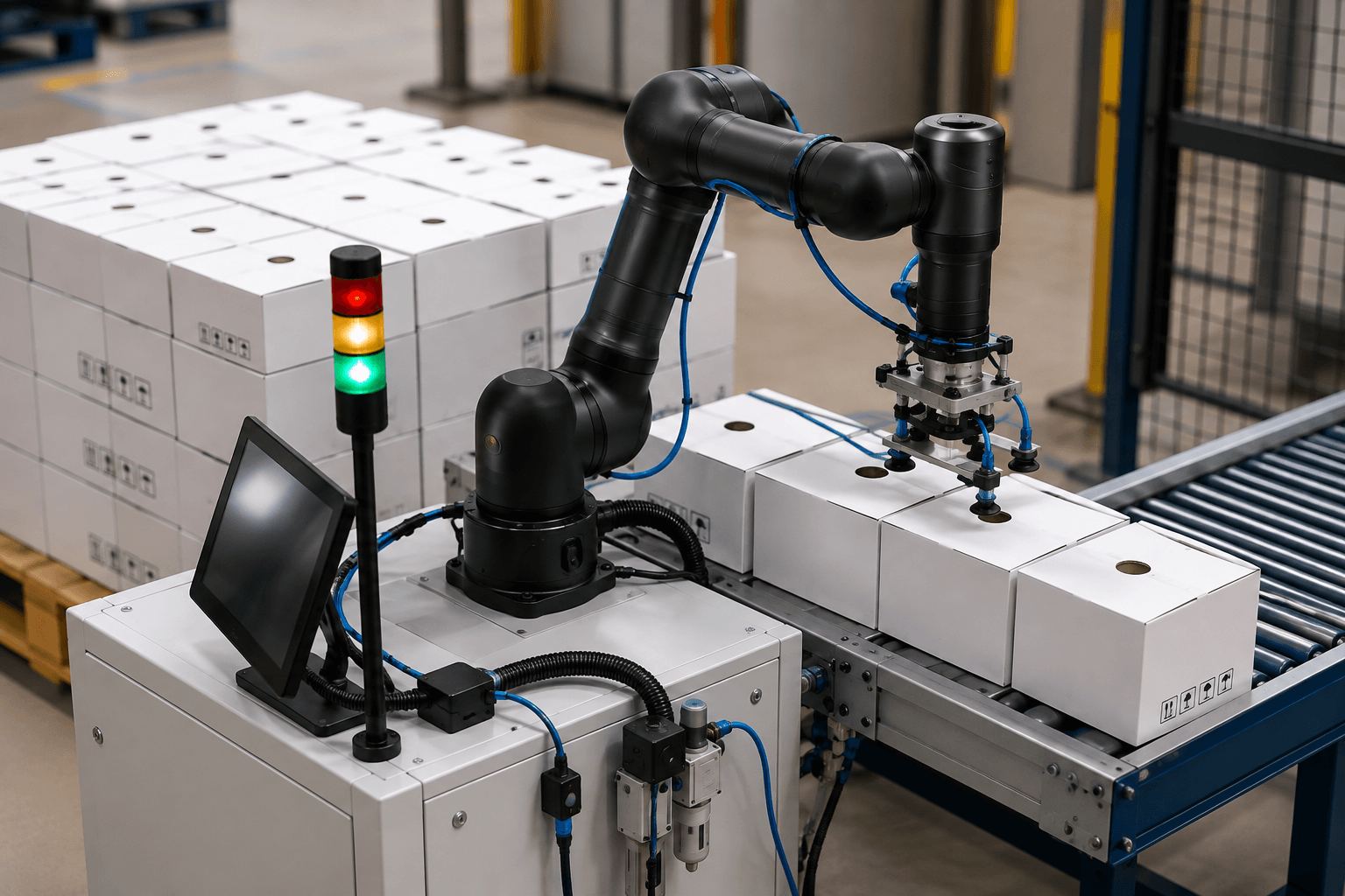 Robot Kassow pentru ambalare și paletizare