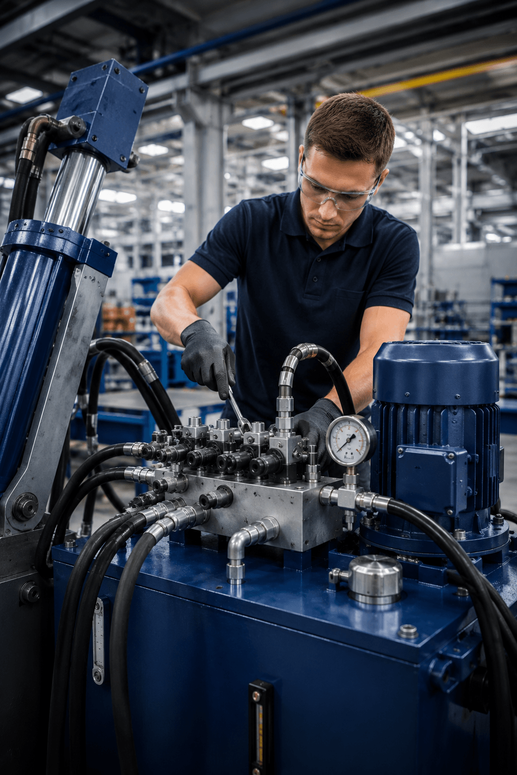 Technical support for Bosch Rexroth hydraulic systems