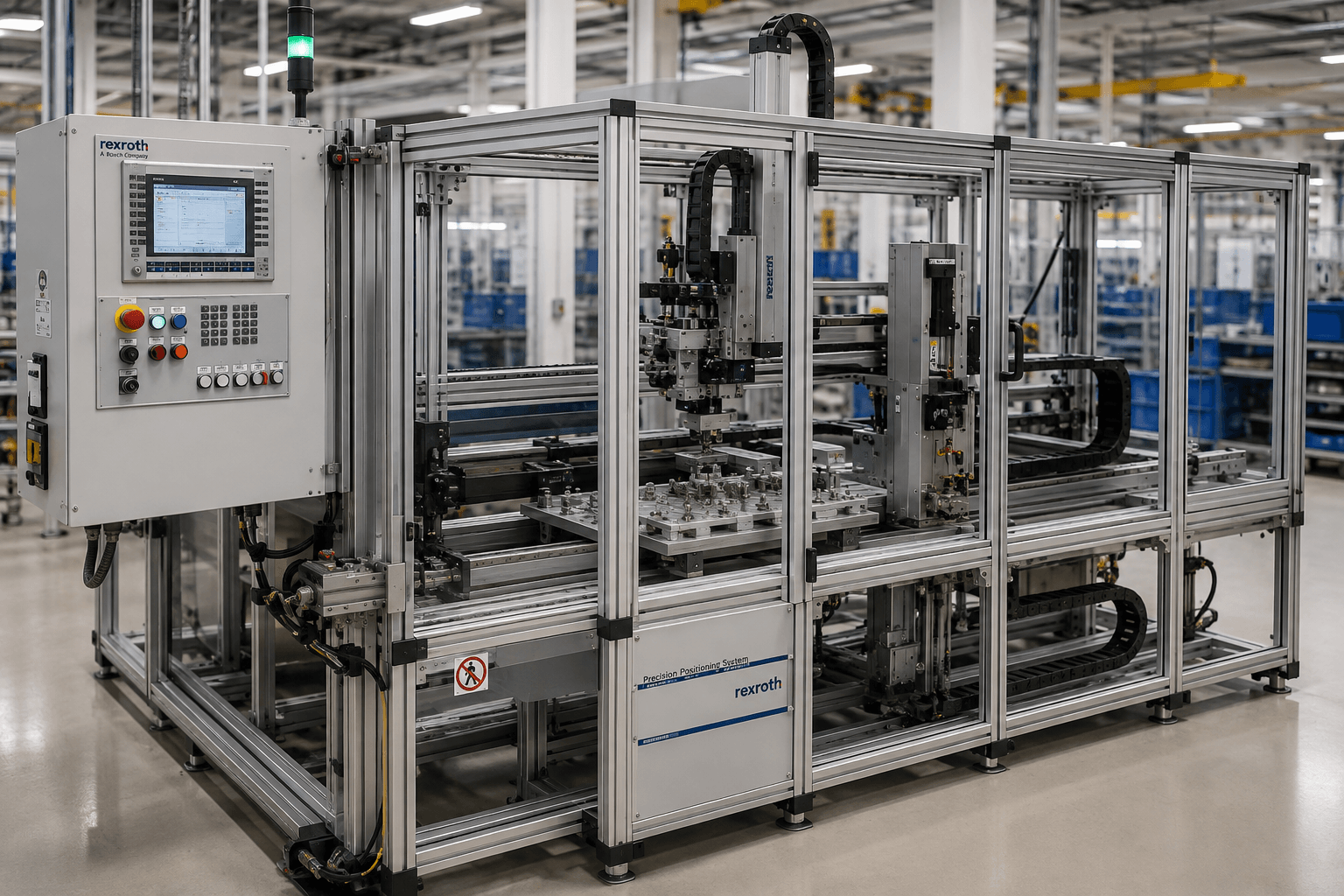 Sistem industrial Bosch Rexroth pentru poziționare de precizie