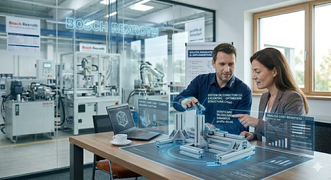 Soluții Bosch Rexroth pentru hidraulică automatizări și tehnologie liniară