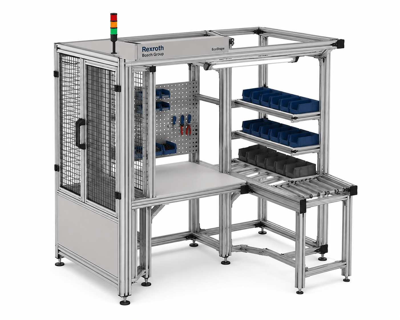 Material Shuttle și structură EcoShape Bosch Rexroth