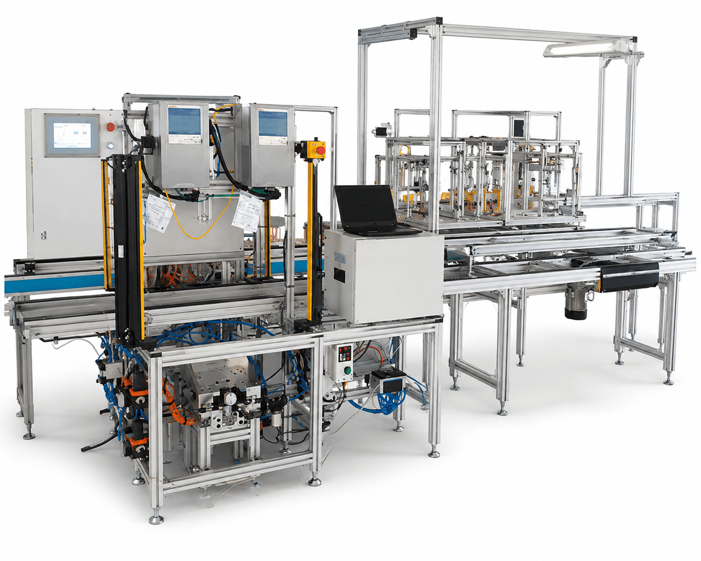 Structură industrială din profile de aluminiu Bosch Rexroth