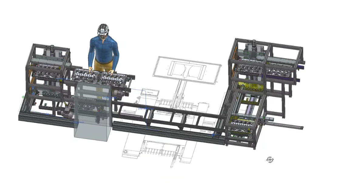 Transport industrial cu paleti port-piesa Bosch Rexroth TS